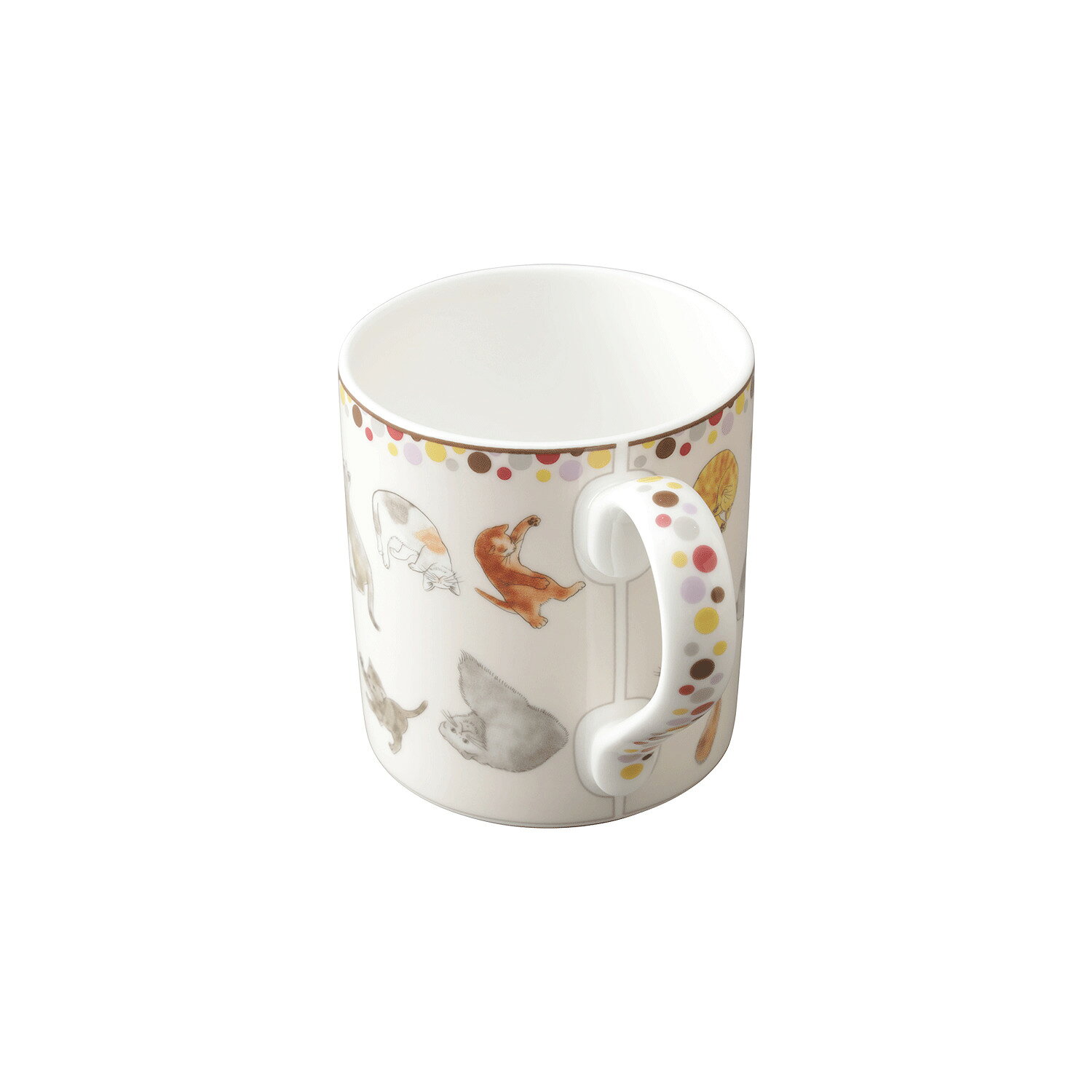 ノリタケ コレクターズマグカップ 猫（ピンク） ( 食器 コーヒーカップ ティーカッ...