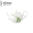 ノリタケ イングリッシュハーブズ ティーポット(小)(茶こし付) ( 電子レンジ対応 ギフトボックス入り 新生活 日常使い 緑 おしゃれ プレゼント お祝い