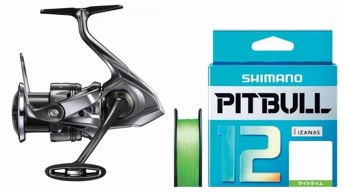 シマノ 24ツインパワーC3000XG PEライン無料 ピットブル12 0.8号150mセット SHIMANO