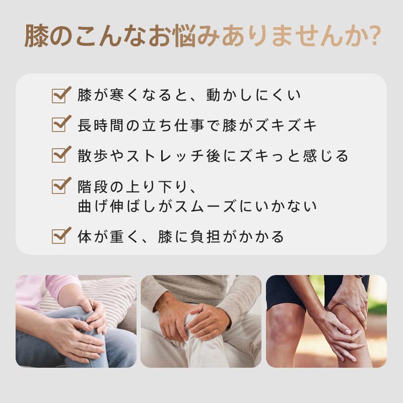 【2個セット】膝マッサージャー 温熱 膝サポーター 加熱振動 温度調節 年上 温熱 ...