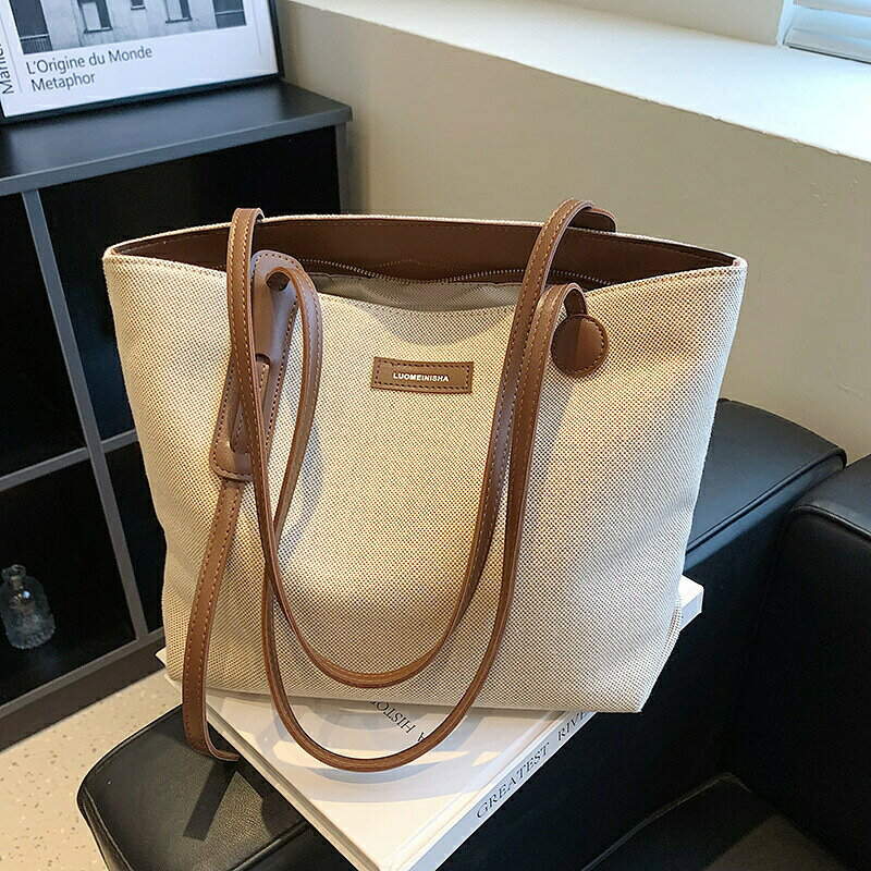 トートバッグ エコバッグ 帆布 肩掛けバッグ レディース メンズ 男女兼用 ショルダーバッグ 大容量 マイバッグ キャンバス 大きめ　肩掛けバッグ マザーズバッグ ズックバッグ ママバッグ 多収納 通勤 通学 大学生 オシャレ