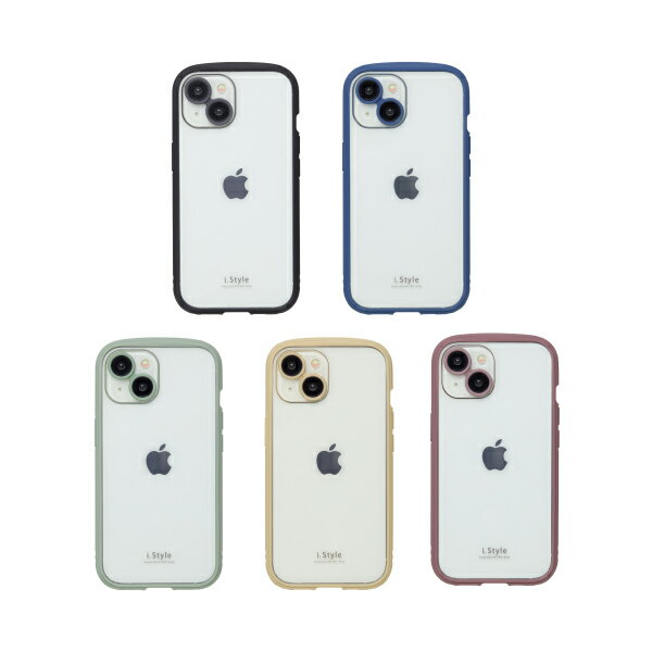 Rakuten - NATURALdesign]iPhone15 iPhone14 クリア カメラ保護 背面ケース i.Style