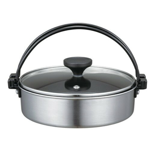 Rakuten - 便利な小ぶり鍋 18cm IH対応 ふっ素コーティング 二層鋼 copan すき焼き鍋 シルバー シービージャパン ｜