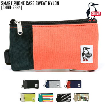 CHUMS チャムス スマホケース 定期入れ コインケース メンズ レディース アウトドアブランド SMART PHONE CASE SWEAT NYLON CH60-2684