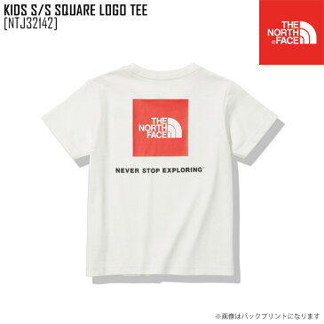 新作 THE NORTH FACE ノースフェイス キッズ ショートスリーブ スクエア ロゴ ティー KIDS S/S SQUARE LOGO TEE Tシャツトップス NTJ32142 キッズ