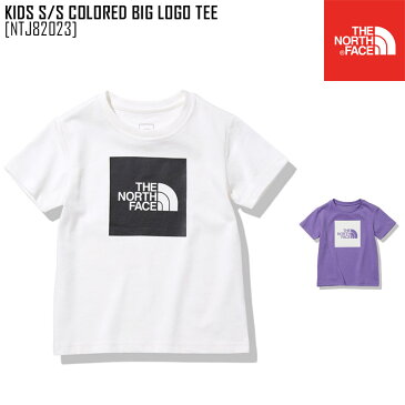 GWも毎日発送 新作 THE NORTH FACE ノースフェイス キッズ ショートスリーブ カラード ビッグ ロゴ ティー KIDS S/S COLORED BIG LOGO TEE Tシャツトップス NTJ82023 キッズ