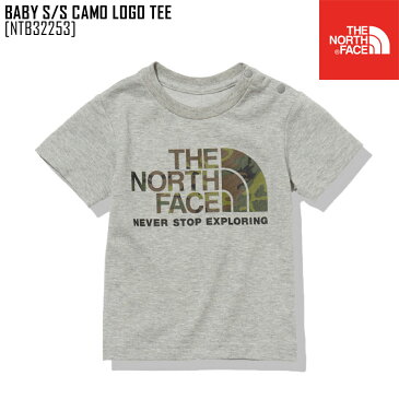 セール SALE THE NORTH FACE ノースフェイス ベビー ショートスリーブ カモ ロゴ ティー BABY S/S CAMO LOGO TEE Tシャツ トップス NTB32253 ベビー