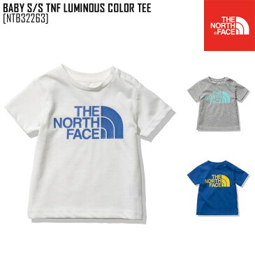 セール SALE THE NORTH FACE ノースフェイス ベビー ショートスリーブ TNF ルミナスド カラー ティー BABY S/S TNF LUMINOUS COLOR TEE Tシャツ トップス NTB32263 ベビー