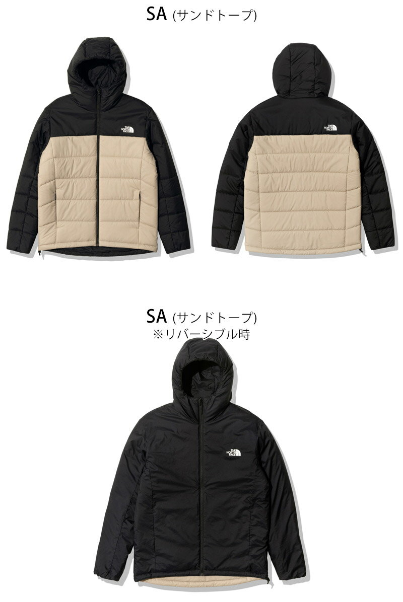 新作 THE NORTH FACE ノースフェイス リバーシブル エニータイム インサレーテッド フーディー REVERSIBLE ANYTIME INSULATED HOODIE ジャケット アウター NY82180 メンズ