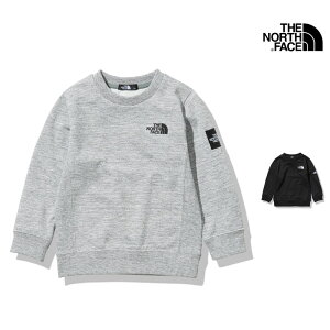 新作 THE NORTH FACE ノースフェイス キッズ スクエア ロゴ クルー KIDS SQUARE LOGO CREW スウェット トップス NTJ12117 キッズ