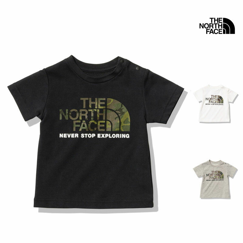 セール SALE THE NORTH FACE ノースフェイス ベビー ショートスリーブ カモ ロゴ ティー BABY S/S CAMO LOGO TEE Tシャツ トップス NTB32359 ベビー