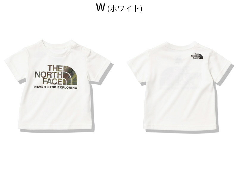 セール SALE THE NORTH FACE ノースフェイス ベビー ショートスリーブ カモ ロゴ ティー BABY S/S CAMO LOGO TEE Tシャツ トップス NTB32359 ベビー 3