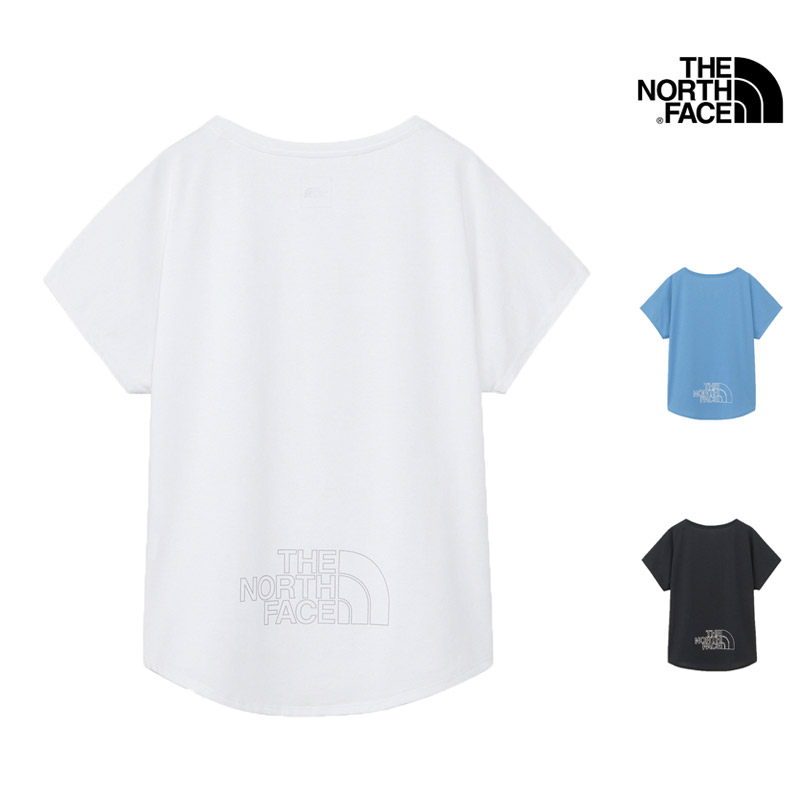 セール SALE THE NORTH FACE ノースフェイス フレンチスリーブ ロゴ デザイン ティー F/S LOGO DESIGN TEE Tシャツ トップス NTW32374 レディース