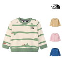 【P2倍】 新作 THE NORTH FACE ザ・ノース・フェイス ベビー スウェット ロゴ クルー BABY SWEAT LOGO CREW スウェット ト...