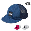 セール SALE ノースフェイス THE NORTH FACE NNJ02001 キッズ スクエア ロゴ メッシュ キャップ KIDS SQUARE LOGO MESH CAP 帽子 キャップ キッズ