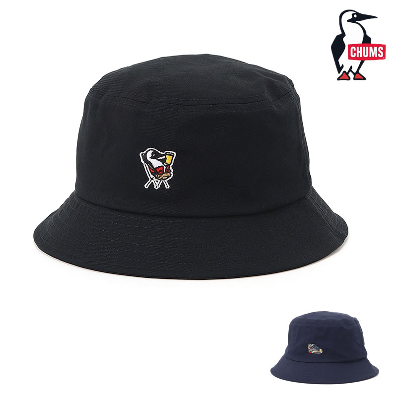 2024 tĐV `X CHUMS CH05-1356 oPbg nbg GuC_[ BUCKET HAT EMBROIDERY nbg Xq Y fB[X