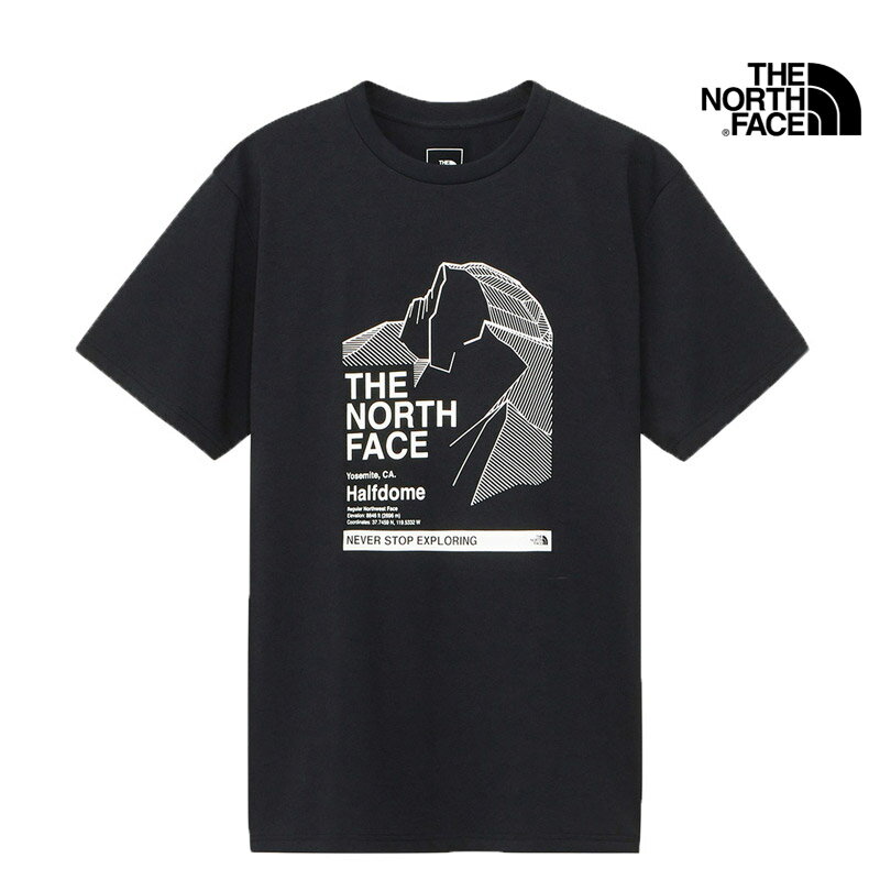 セール SALE ノースフェイス THE NORTH FACE NT32484 ショートスリーブ ハーフ ドーム グラフィック ティー S/S HALF DOME GRAPHIC TEE Tシャツ トップス メンズ