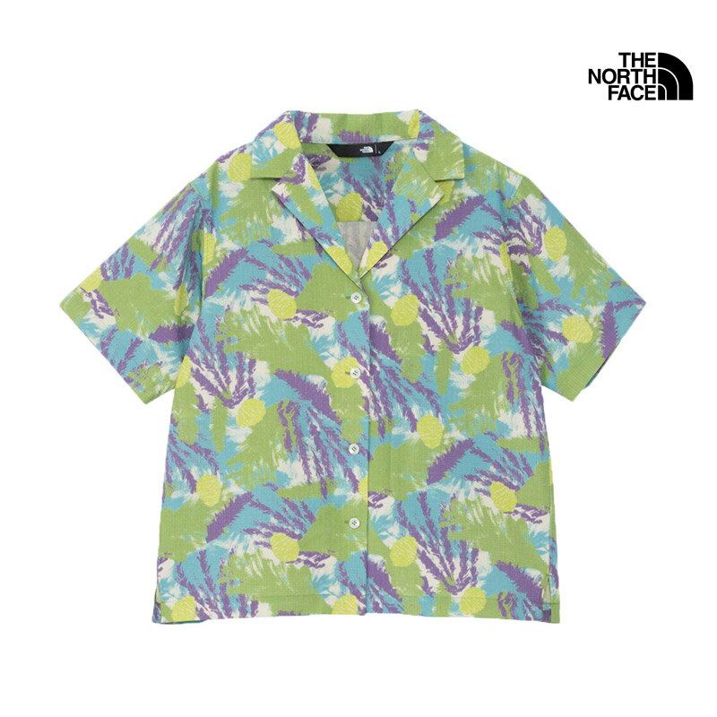 2024 春夏新作 ノースフェイス THE NORTH FACE NRW22330 ショートスリーブ アロハ ベント シャツ S/S ALOHA VENT SHIRT シャツ トップス レディース 1