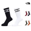 25-26 秋冬新作 ザ・ノース・フェイス THE NORTH FACE NN82502 フリー ラン 2P クルー FREE RUN 2P CREW 靴下 ソ...