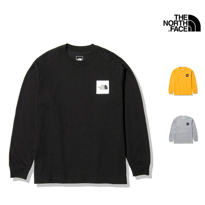 22-23 秋冬 新作 ノースフェイス THE NORTH FACE ロングスリーブ スクエア ロゴ ティー L/S SQUARE LOGO TEE Tシャツ トップス NT82136 メンズ