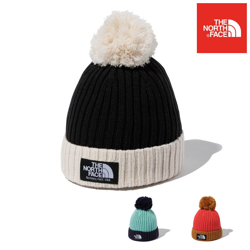 22-23 秋冬 新作 ノースフェイス THE NORTH FACE キッズ ポン ポン カプッチョ KIDS POM POM CAPPUCHO 帽子 ニット帽 NNJ41811 キッズ