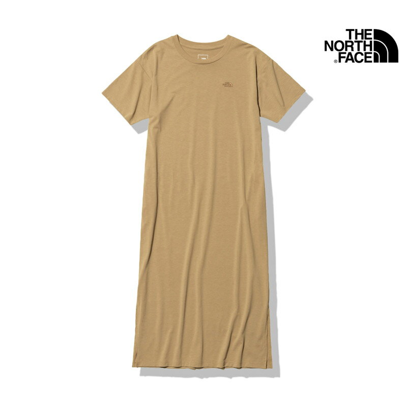 2023 春夏 新作 ノースフェイス THE NORTH FACE ショートスリーブ ワンピース クルー S/S ONEPIECE CREW ワンピース Tシャツ NTW32357 レディース