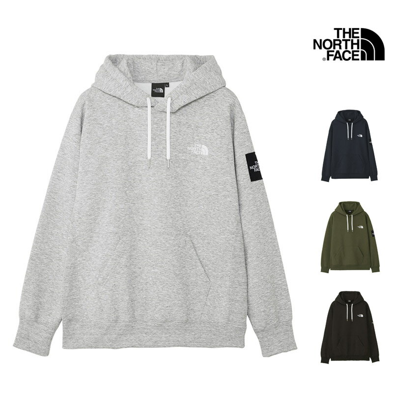 23-24 秋冬 新作 ノースフェイス THE NORTH FACE スクエア ロゴ フーディー SQUARE LOGO HOODIE パーカー スウェット NT62338 メンズ