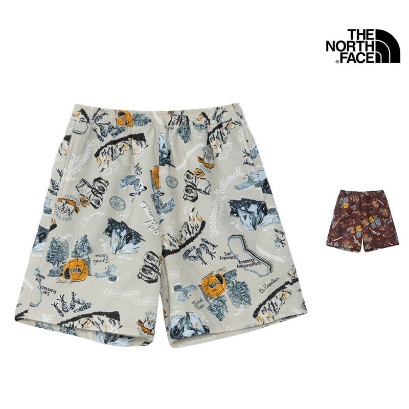 楽天North feel2024 春夏 新作 ノースフェイス THE NORTH FACE キッズ アロハ ベント ショート KIDS ALOHA VENT SHORT パンツ ボトムス NBJ42432 キッズ