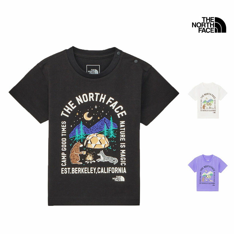 Z[ SALE m[XtFCX THE NORTH FACE xr[ V[gX[u ~iX Lv OtBbN eB[ BABY S S LUMINOUS CAMP GRAPHIC TEE TVc gbvX NTB32472 xr[