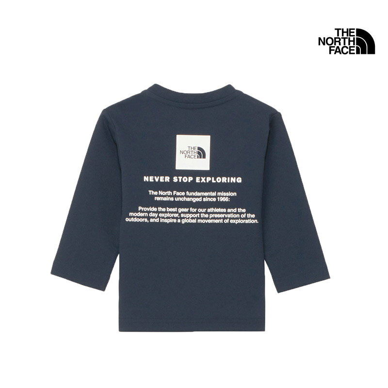 2024 春夏 新作 ノースフェイス THE NORTH FACE ベビー ロングスリーブ サンシェード ティー BABY L/S SUNSHADE TEE ラッシュガード Tシャツ NTB32475 ベビー