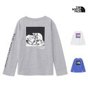 楽天North feel【GWも毎日発送】 2024 春夏 新作 ノースフェイス THE NORTH FACE キッズ ロングスリーブ スリーブ グラフィック ティー KIDS L/S SLEEVE GRAPHIC TEE Tシャツ トップス NTJ32334 キッズ