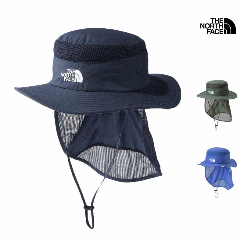 帽子 子供用 2024 春夏 新作 ノースフェイス THE NORTH FACE キッズ サンシールド ハット KIDS SUNSHIELD HAT 帽子 ハット NNJ02316 キッズ