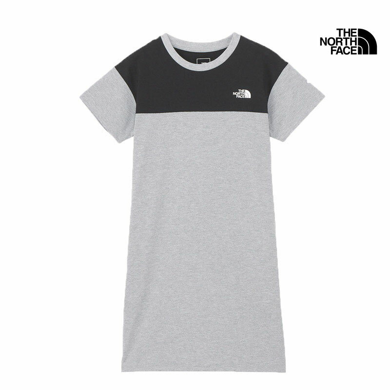 セール SALE ノースフェイス THE NORTH FACE ショートスリーブ ブロックド ワンピース クルー S/S BLOCKED ONEPIECE CREW ワンピース Tシャツ NTW32490 レディース