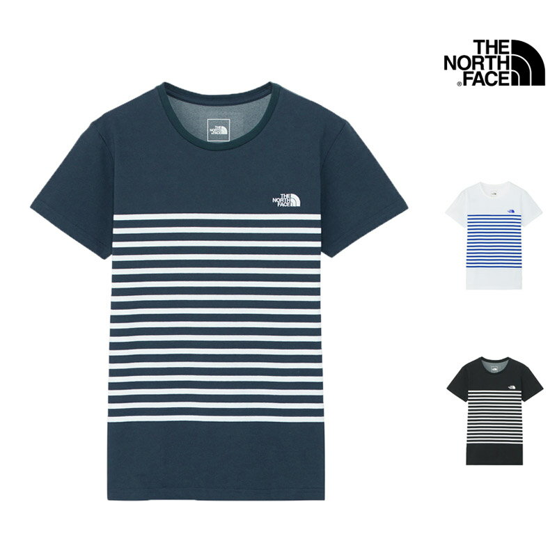 セール SALE ノースフェイス THE NORTH FACE ショートスリーブ パネル ボーダー ティー S/S PANEL BORDER TEE Tシャツ トップス NTW32406 レディース