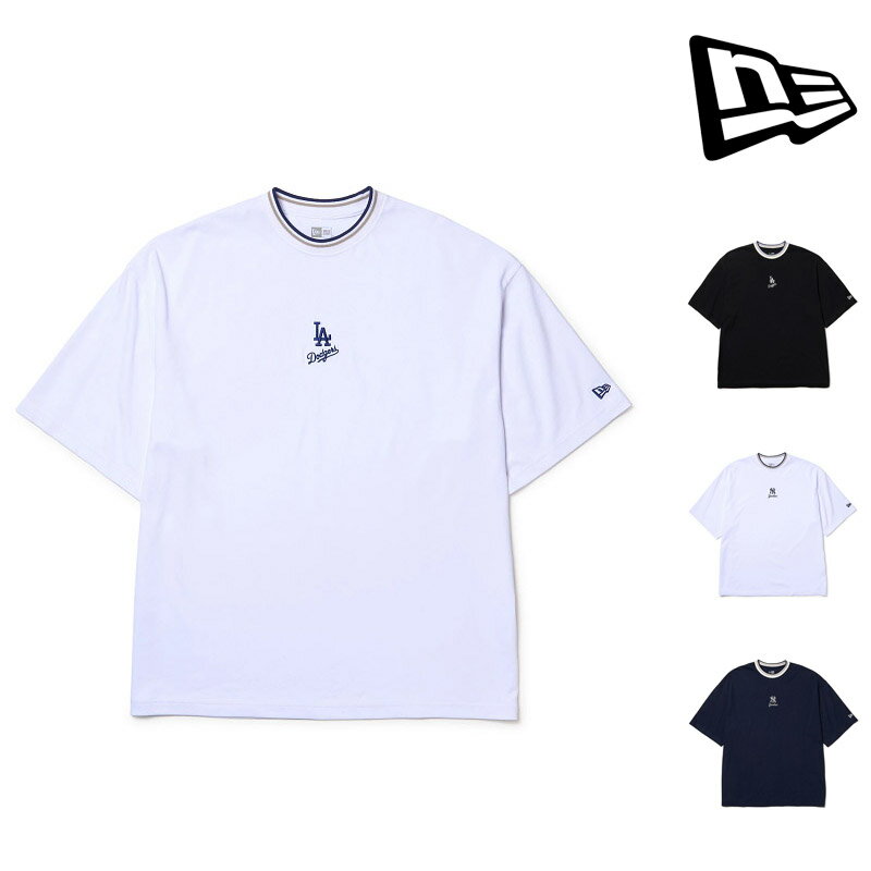 2025 春夏 新作 ニューエラ NEWERA ショートスリーブ オーバーサイズ コットン ティー ミニ エンブレム SS OS CT TEE MINI EMB シャツ Tシャツ 144100 メンズ レディース