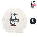セール SALE チャムス CHUMS キッズ ブービー ロゴ ロングスリーブ Tシャツ KIDS BOOBY LOGO L/S T-SHIRT Tシャツ トッ...