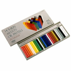 ホルベイン オイルパステル25本セット(白2本入)U684