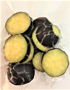 冷凍なす　スライス　国産（徳島産）　100g×2個入り　冷凍野菜　【消費税込み】