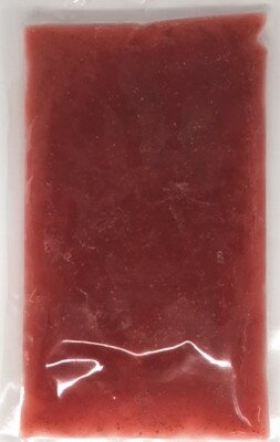 【KIMONO FRUITS】国産いちごピューレ　(冷凍）250g／袋入り　（徳島産）袋体での販売となります。香料、着色料、保存料、甘味料など一切使用せず、フレッシュなフルーツピューレを作り上げました。