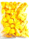【KIMONO FRUITS】冷凍マンゴー(タイまたはベトナム産)1000g【消費税込み】完熟マンゴー をダイスカットしています。