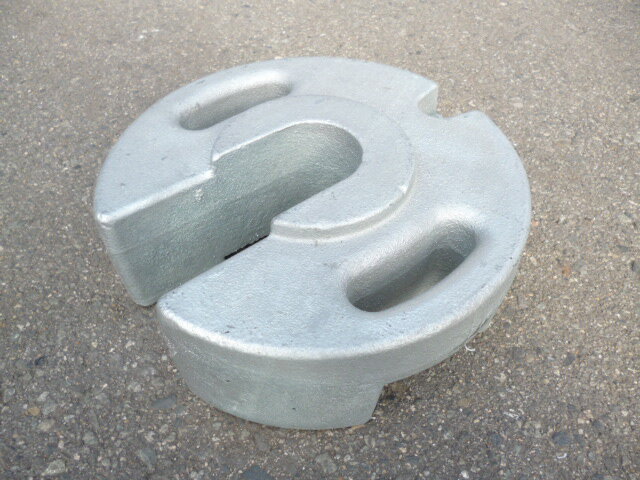 テントウエイト 20kg メッキ品