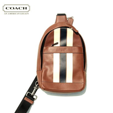 COACH コーチ F72226 CHARLES PCK VRSTY LT　カーフ レザー 送料無料 CAMEL キャメル　ワンショルダーバック