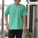 Champion `sI C5-R305 TVc T-1011 US T-SHIRT WITH POCKET |PbgTVc AJ ~gO[