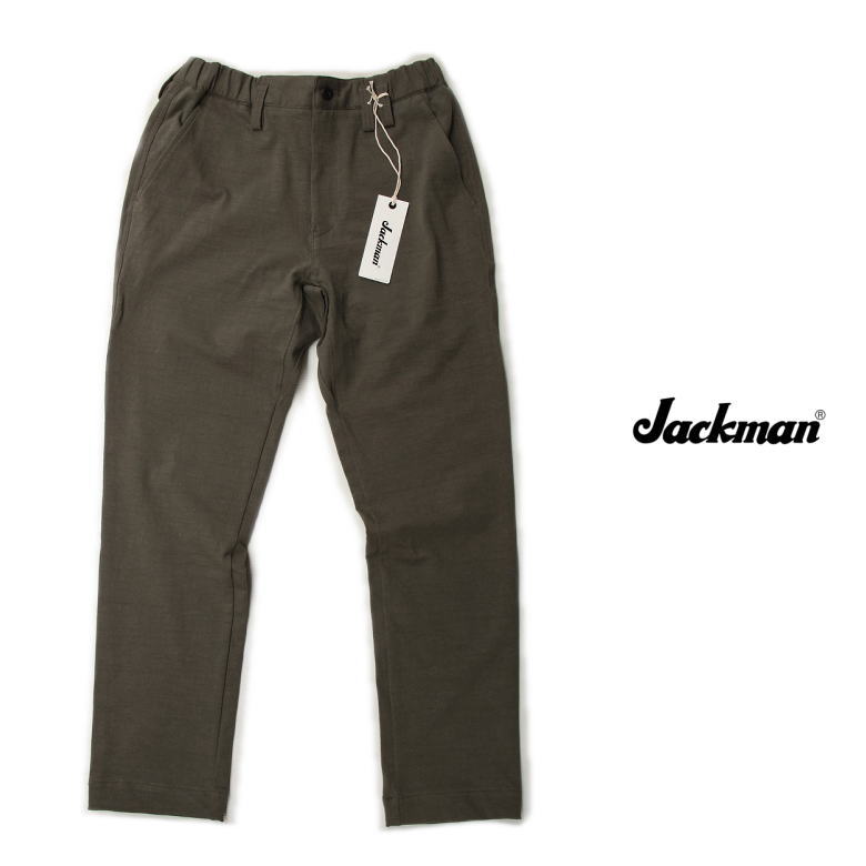 JackmanジャックマンStretchTrousersJM4955ストレッチトラウザーBLACKIVYブラックアイビー履き心地抜群シルエットの良さが魅力一度履くと病みつきに♪