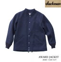 Jackman ジャックマン JM8885 Award Jacket アワードジャケット ウールジャケット DARK NAVY ダークネイビー MADE IN JAPAN