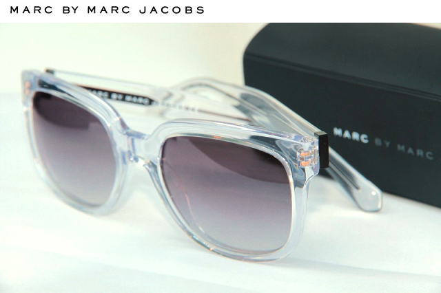 マークジェイコブス サングラス レディース 【MARC BY MARC JACOBS アメリカ現地買付品　サングラス】送料無料！ クリア×グレーレンズ メンズ・レディース兼用 サングラス　Marc Jacobs マークジェイコブス