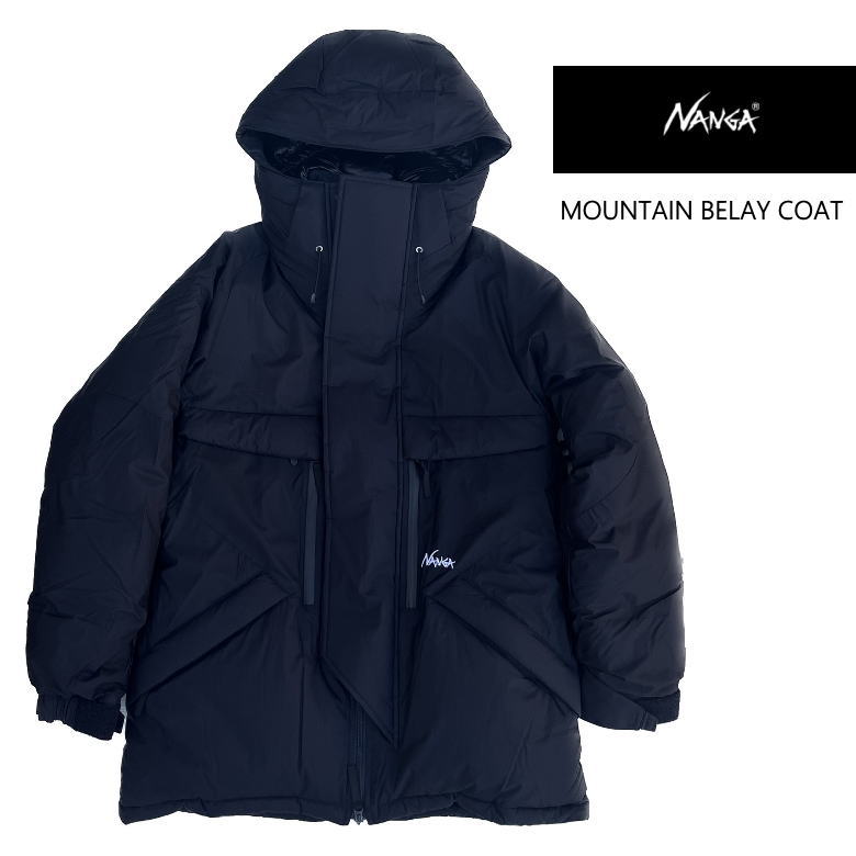 楽天Select Shop Nose LowNANGA ナンガ MOUNTAIN BELAY COAT マウンテンビレーコート BLACK ブラック860FP（フィルパワー）ダウンジャケット ナンガダウンの最高峰 登山・デイリーユース アウトドア ファッション　ストリート ND2241-1C021