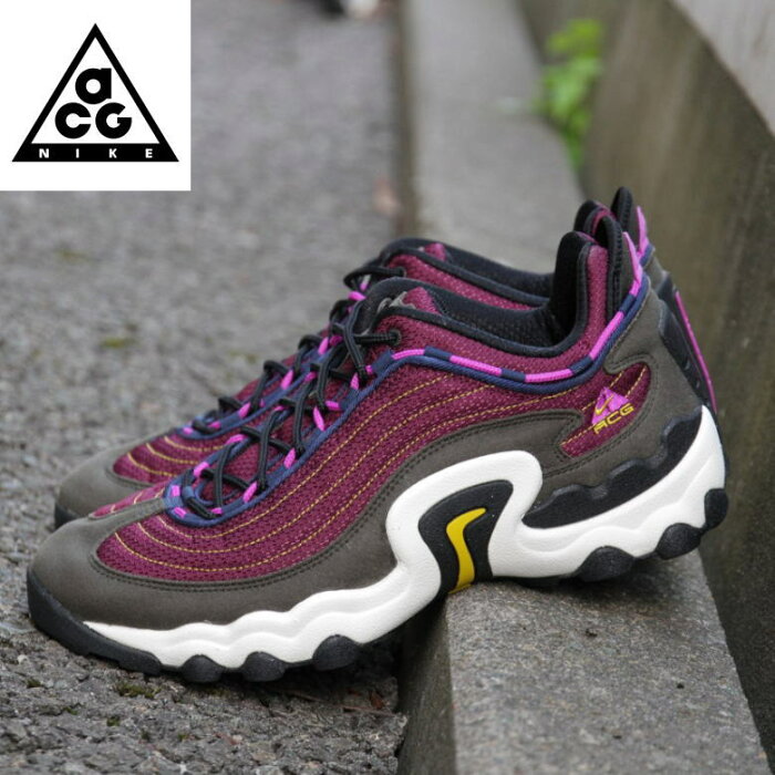 NIKE ACG ナイキ エーシージー AIR SkARN CD2189-300 SEQUIA/VIVID PURPLE オールコンディションギア アウトドアに万能な一足！