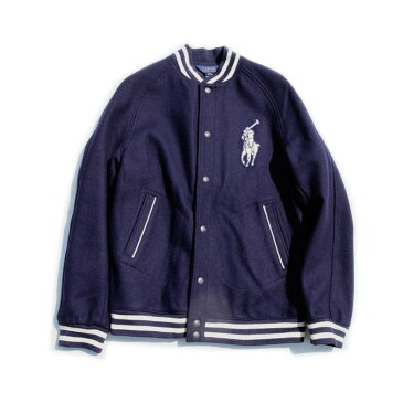 Polo Ralph Lauren ポロラルフローレン POLO ボーイズ BOYS スタジャン NAVY ネイビー BIG PONY ビッグポニー スタジアムジャンパー