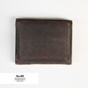 SLOW スロウ Kudu trifold mini wallet クーズー　ミニウォレット　333S511K BLACK ブラック　コンパクトなお財布　本革